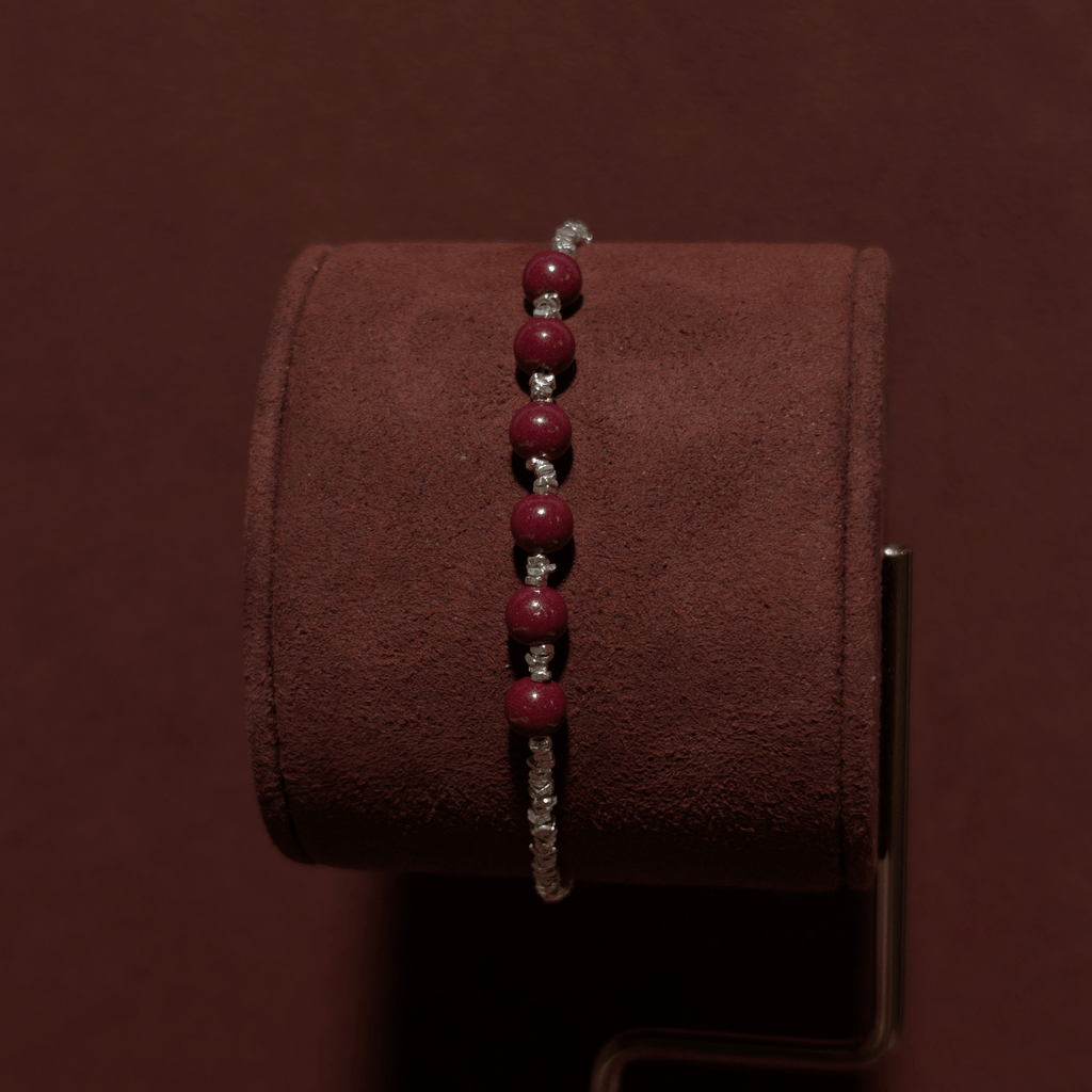Perline Bracelet (Burgundy)